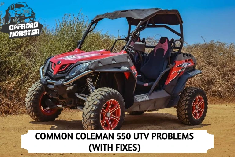 Common Coleman 550 UTV Problems With Fixes